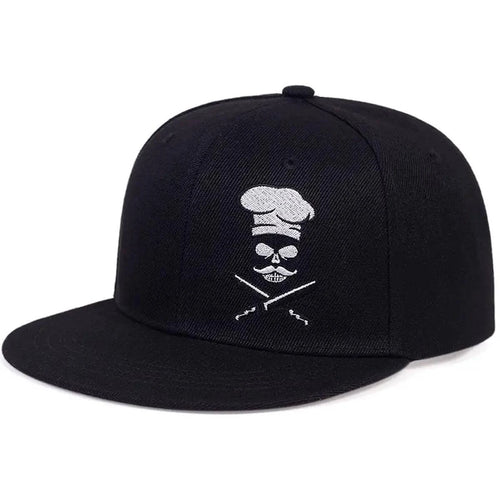 Unisex Personality Chef Embroidery Hip-hop Hats