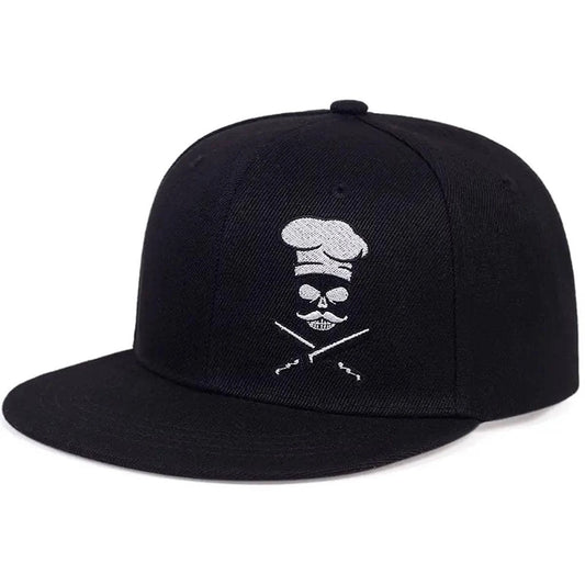 Unisex Personality Chef Embroidery Hip-hop Hats