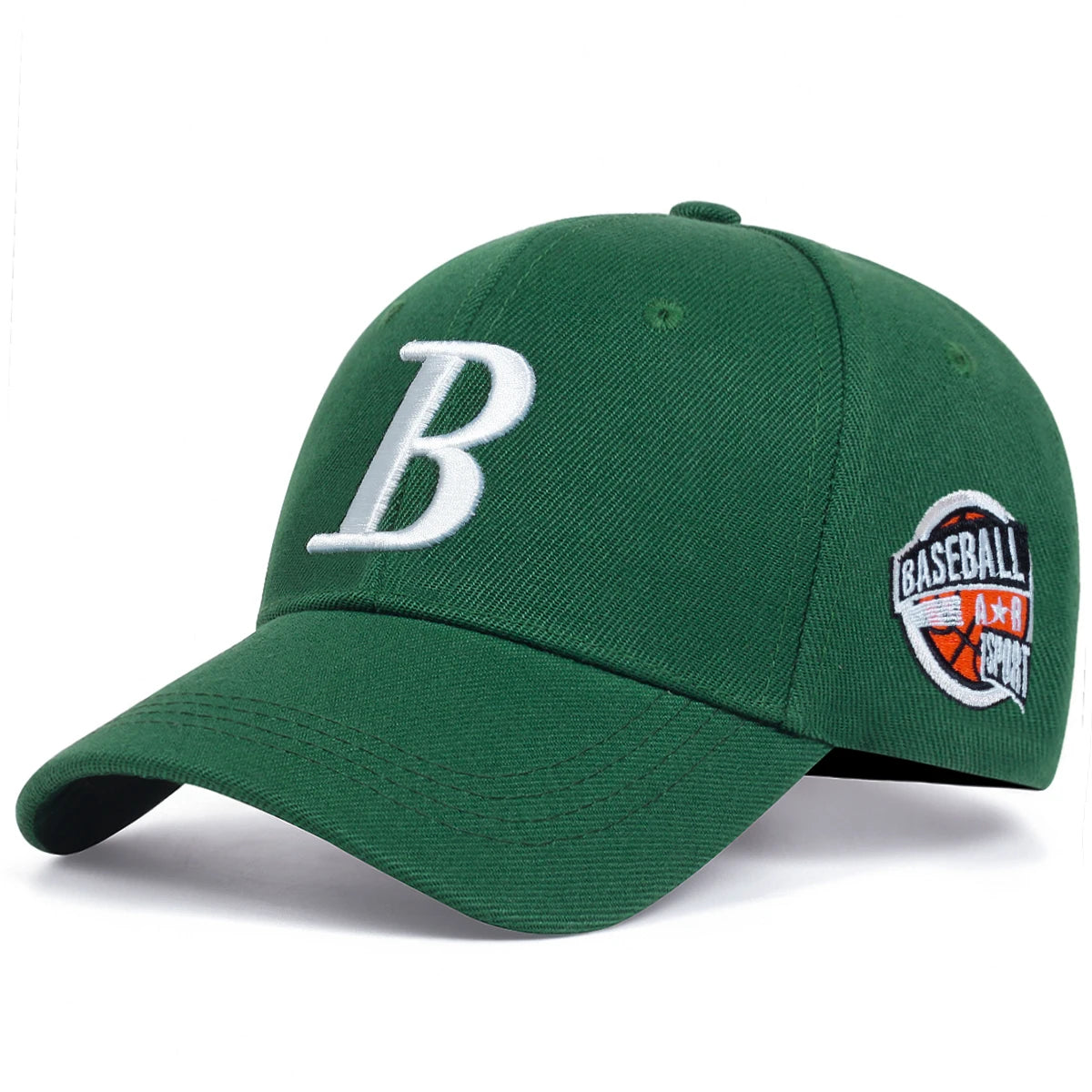 Unisex Letter B Embroidered Baseball Cap