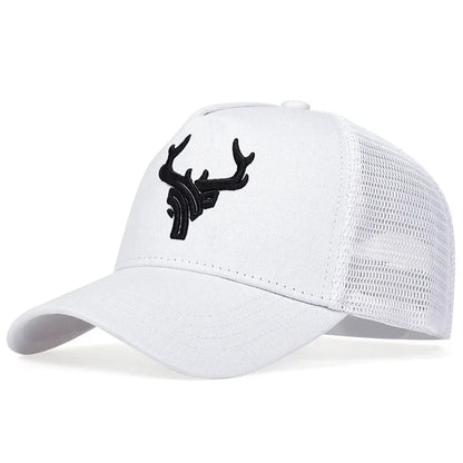 Unisex Antler Embroidered Baseball Cap