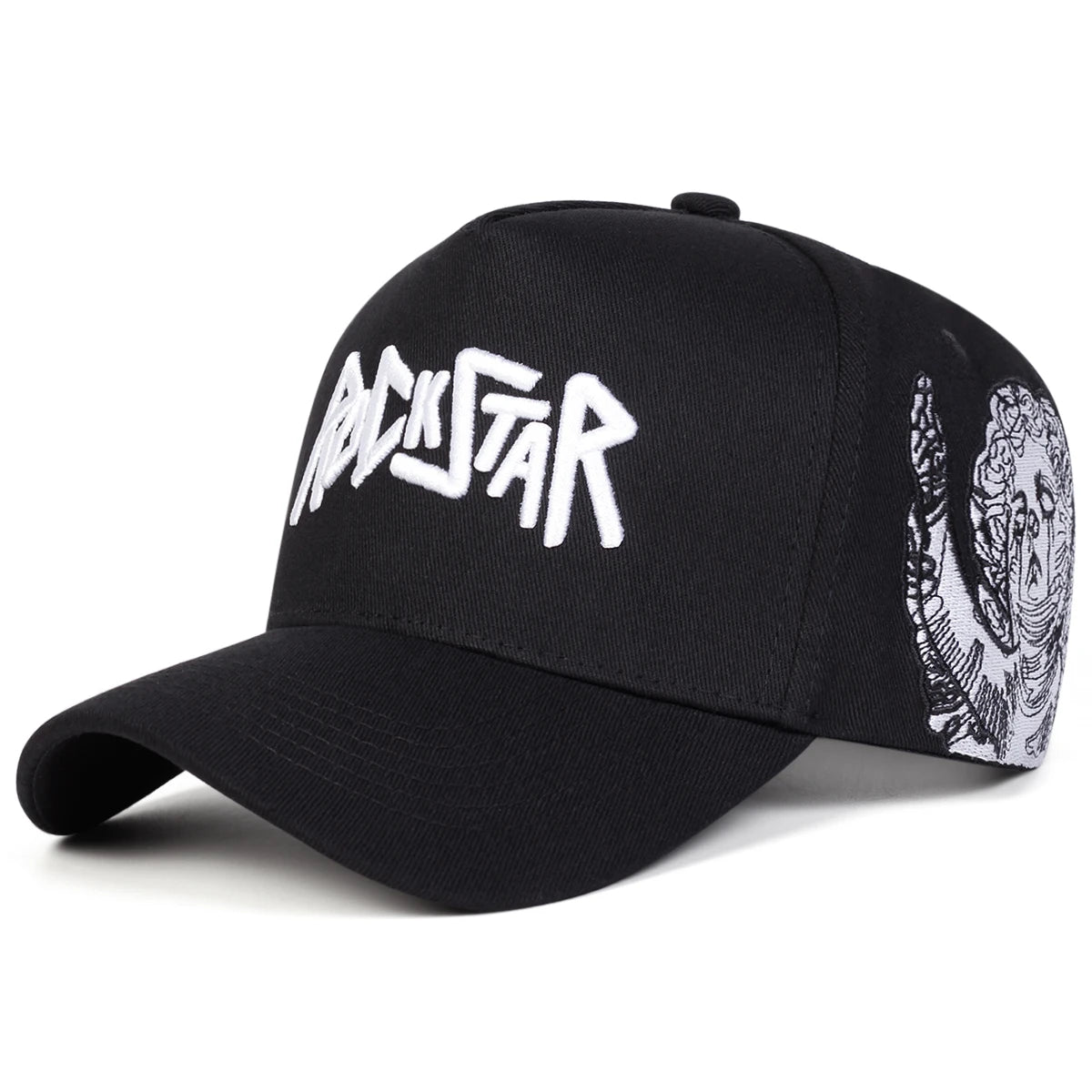 Rockstar Letter Embroidery Adjustable Casual Baseball Cap