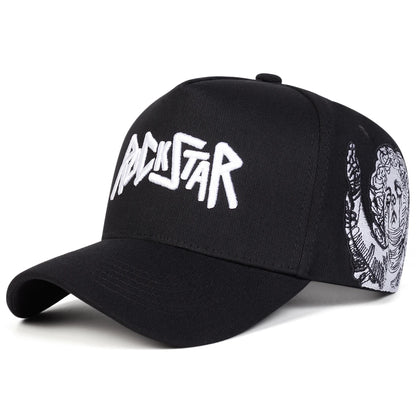 Rockstar Letter Embroidery Adjustable Casual Baseball Cap