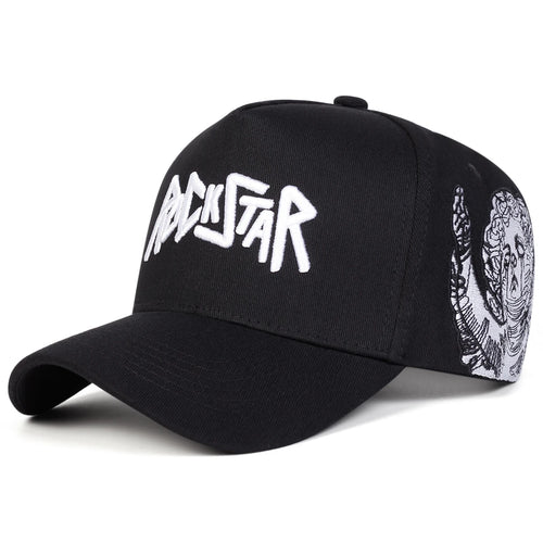 Rockstar Letter Embroidery Adjustable Casual Baseball Cap