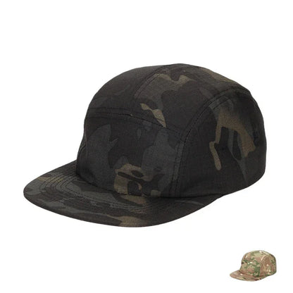 Corduroy Camo 5 Panel Snapback Hat
