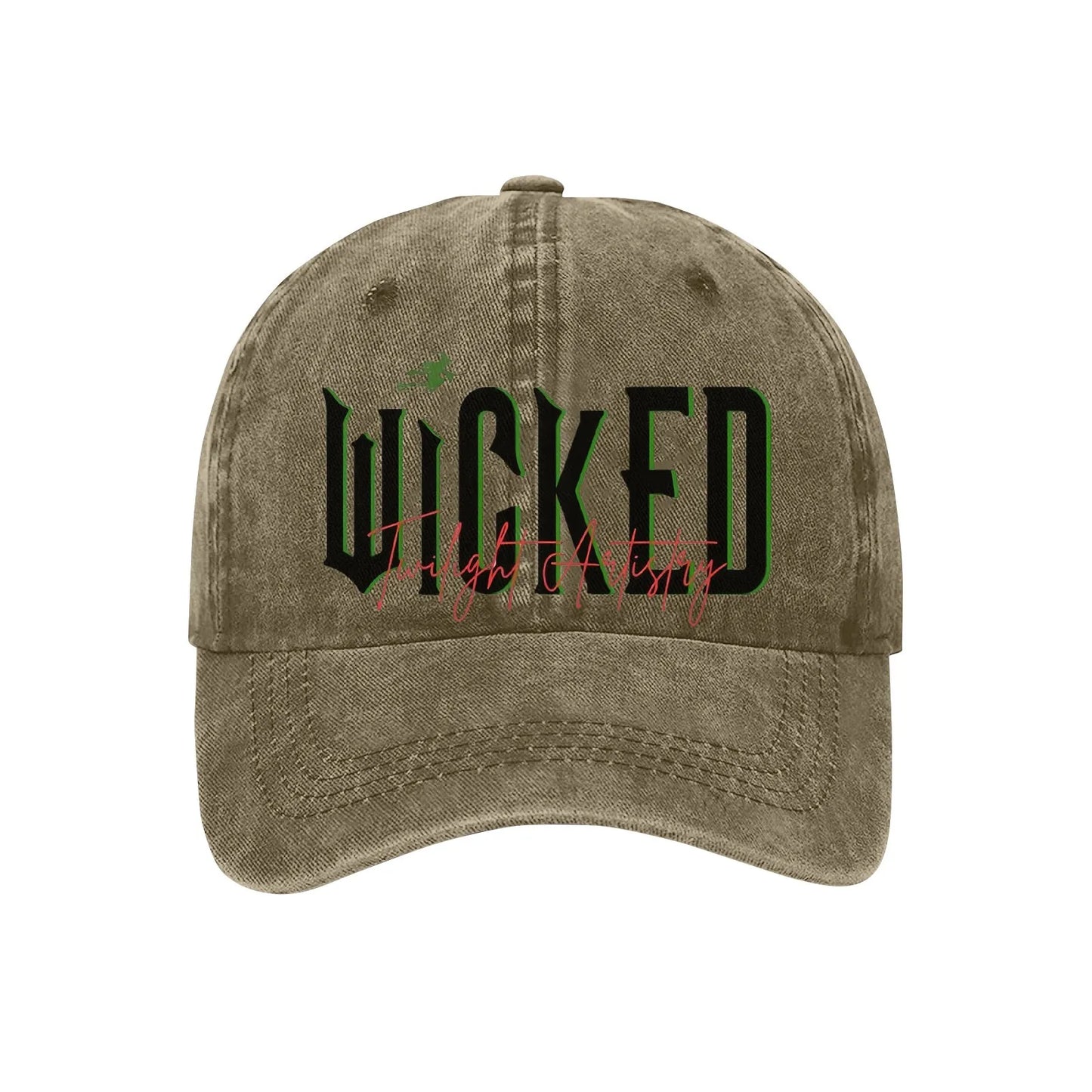 Wicked Alphabet Twill Baseball Cap