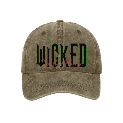 Wicked Alphabet Twill Baseball Cap
