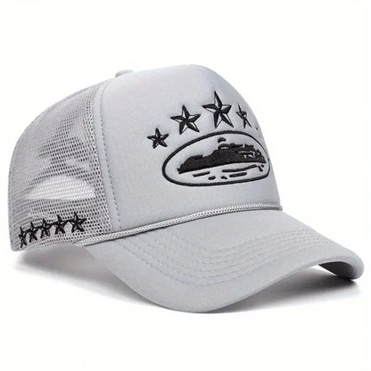 Unisex Printed Breathable Mesh Hip Hop Cap