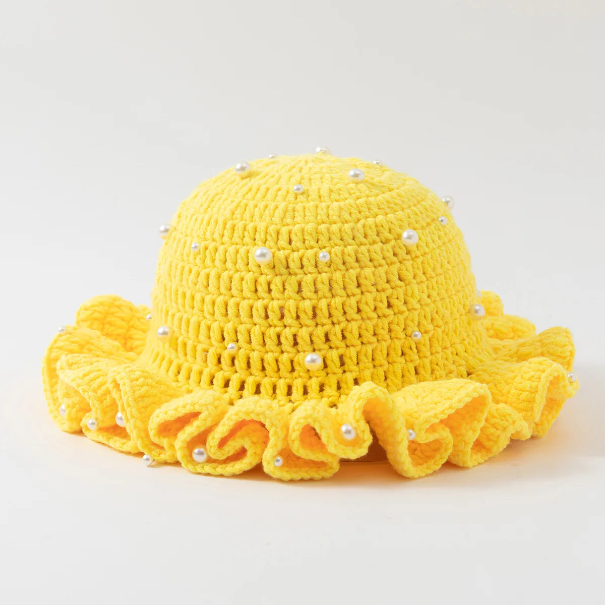 Handmade Crochet Winter Fisherman Bucket Hat