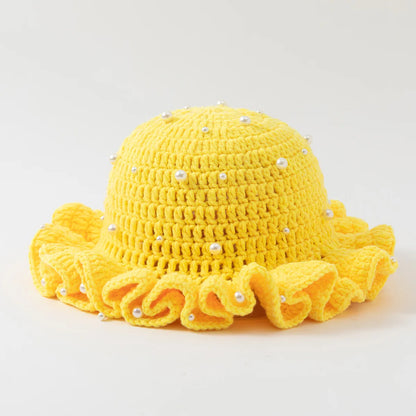 Handmade Crochet Winter Fisherman Bucket Hat