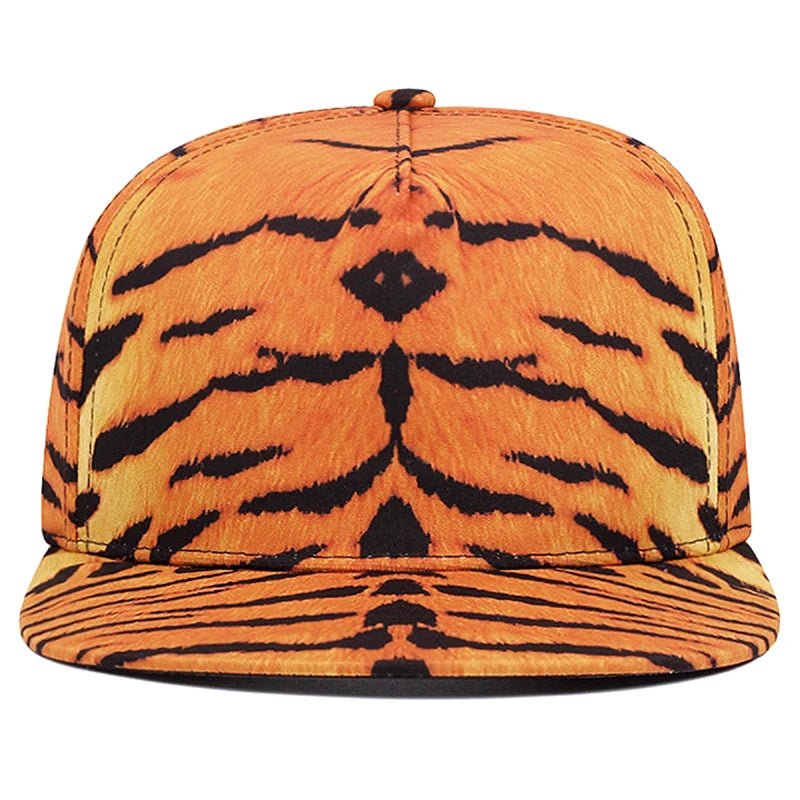 Printed Pattern Creative Flat Brim Street Hip Hop Baseball Hat