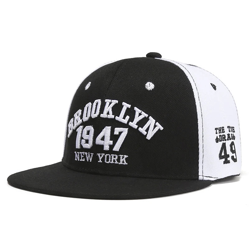 Brooklyn 1947 Embroidered Snapback Cap