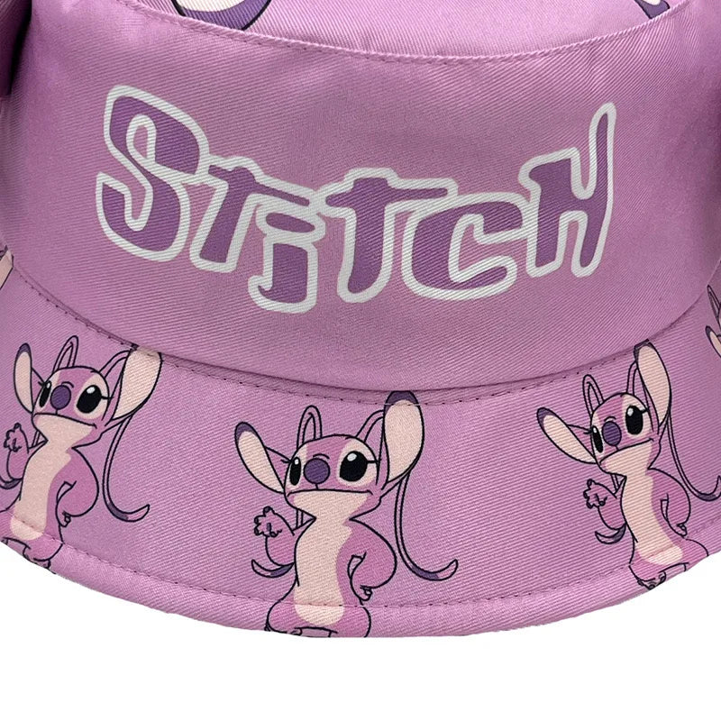 Kids Stitch Angel Cartoon Bucket Hat