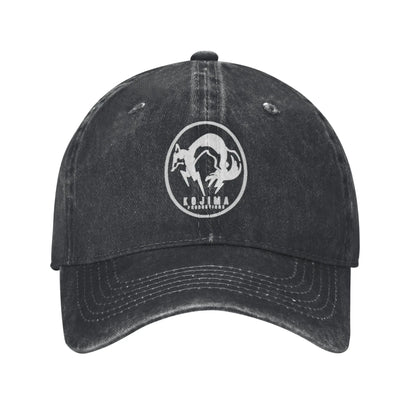 Foxhound Metal Gear Solid Distressed Denim Baseball Cap