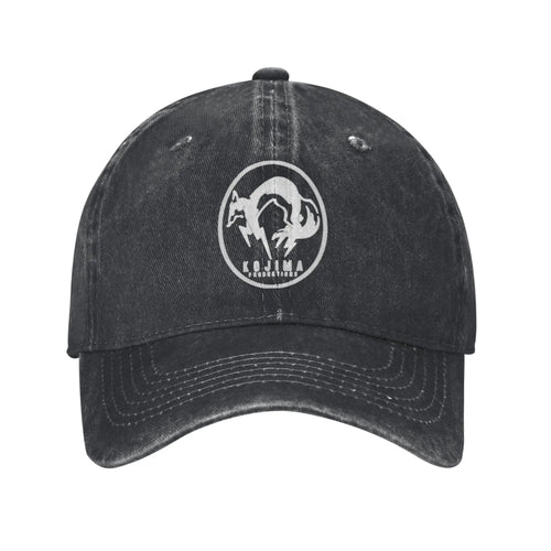 Foxhound Metal Gear Solid Distressed Denim Baseball Cap