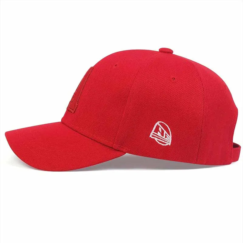 Letter A Embroidered Hip Hop Baseball Cap
