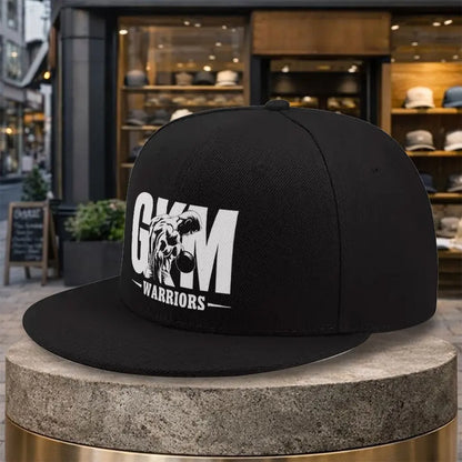 Gym Warriors Streetwear Flat Brim Snapback Cap