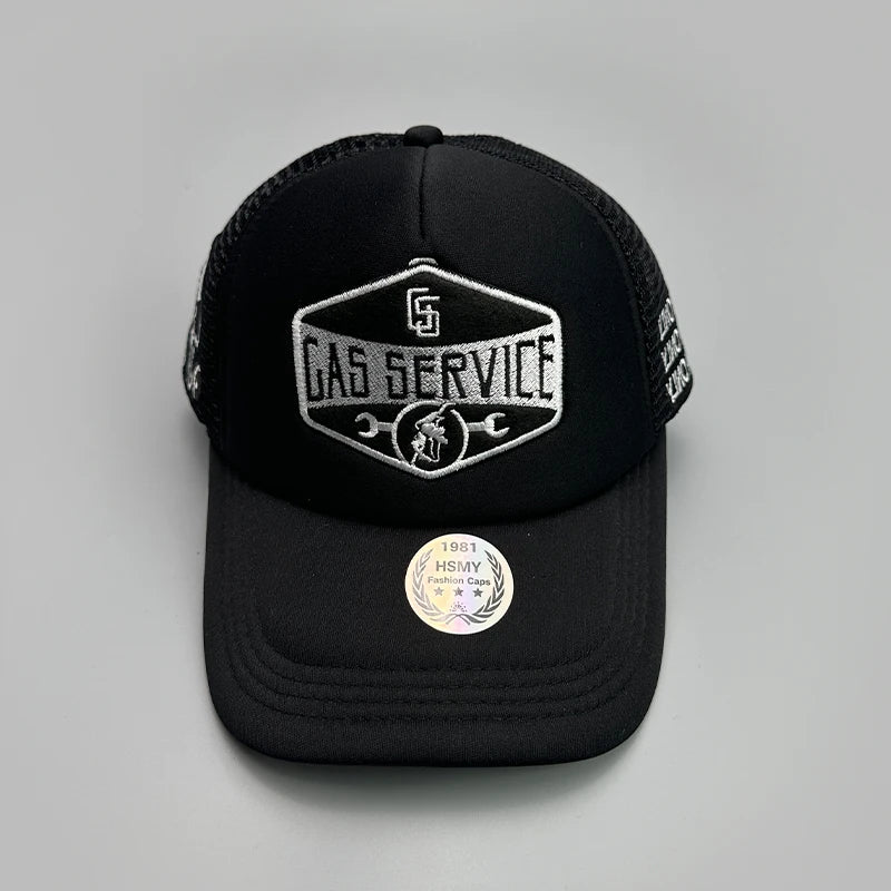 GAS Letter Embroidery Baseball Hats