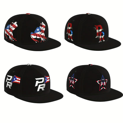 Puerto Rico Flag Adjustable Baseball Cap