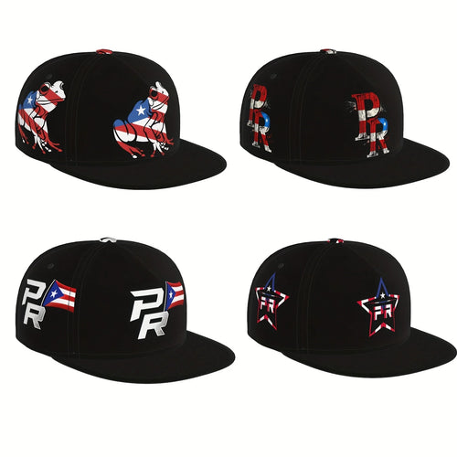 Puerto Rico Flag Adjustable Baseball Cap