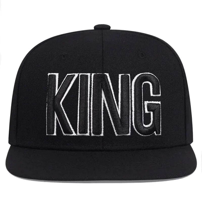 Unisex King Three-Dimensional Embroidery Hip-Hop Hats