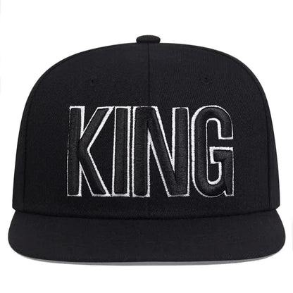 Unisex King Three-Dimensional Embroidery Hip-Hop Hats