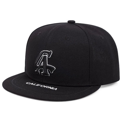 CA Embroidered Street Flat Brim Cap