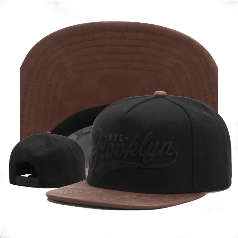 New Luxury Letters Fashion Flat Brim Snapback Hat