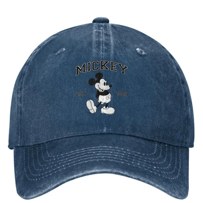 Mickey Mouse Est 1928 Designer Snapback Baseball Cap