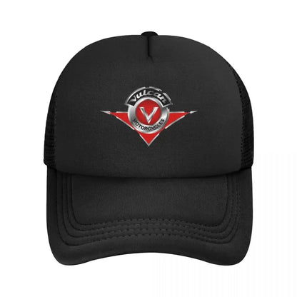 Vulcan Motorcycle Modern Mesh Snapback Baseball Cap