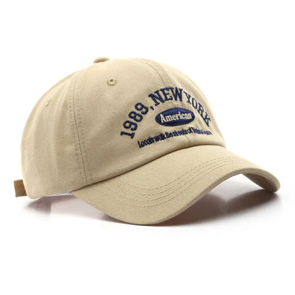Letters Embroidered Unisex Cotton Baseball Cap