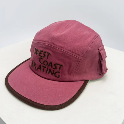 Color Block Letster Flat Brim Snapback Cap