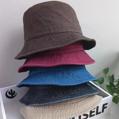 Plus Size Cotton Korean Fisherman Bucket Hat