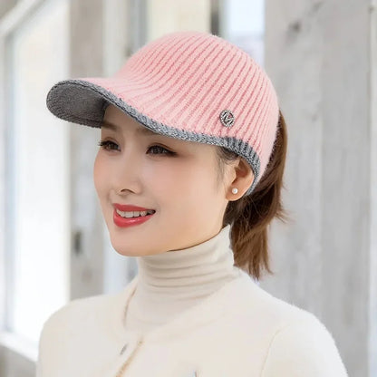 Knitted Empty Top Breathable Baseball Cap