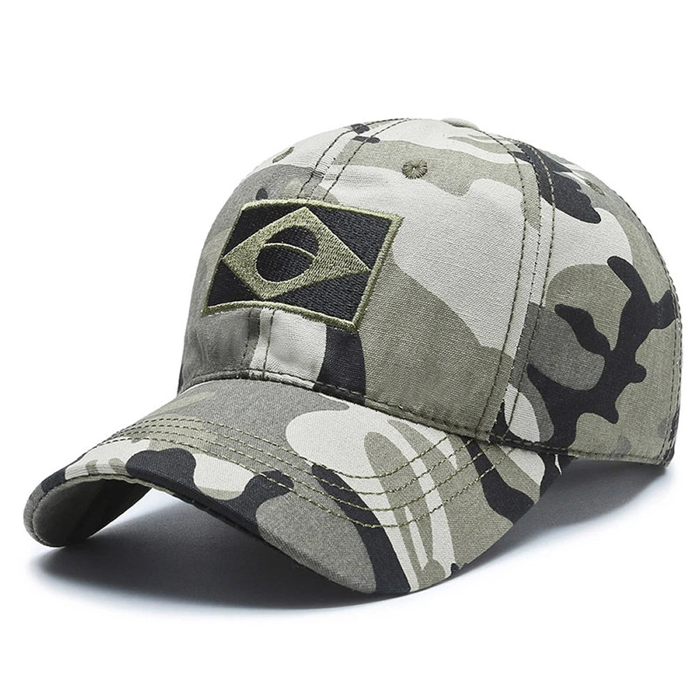 Brazil Flag Summer Snapback Casual Baseball Cap