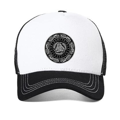 Vikings Ragnar Lothbrok Odin Horn Mesh Baseball Cap
