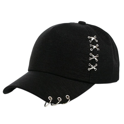 KPOP Piercing Ring Snapback Baseball Cap