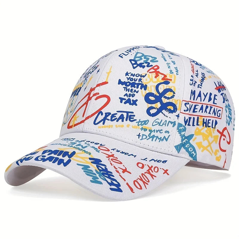 Fashion Graffiti Printing Baseball Cap