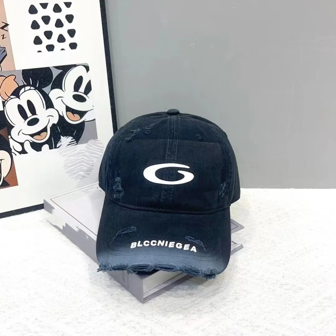 Paris B Embroidered Sports Baseball Cap