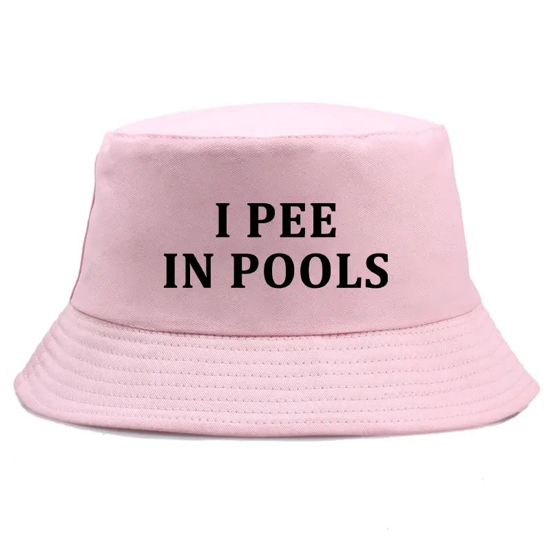 I Pee In Pools Funny Bucket Hat