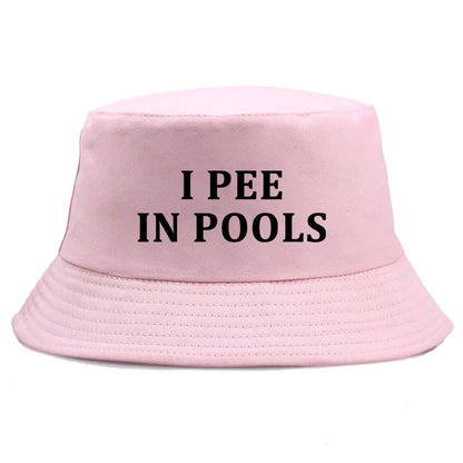 I Pee In Pools Funny Bucket Hat