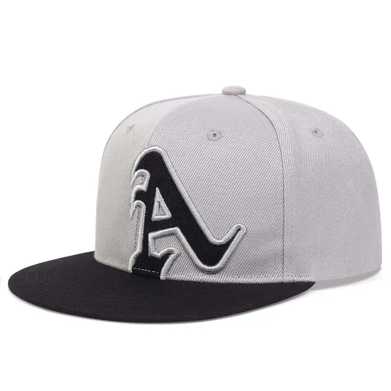 Unisex Large Sticker Letter A Hip-hop Hats
