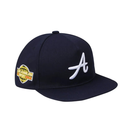 Adjustable Embroidered Flat Bill Snapback Baseball Hat