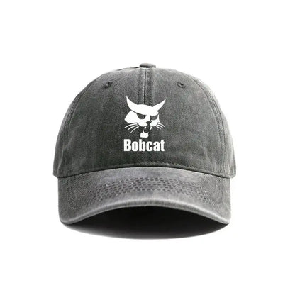 Bobcat Heavy Equipment Retro Outdoor Adjustable Baseball Cap