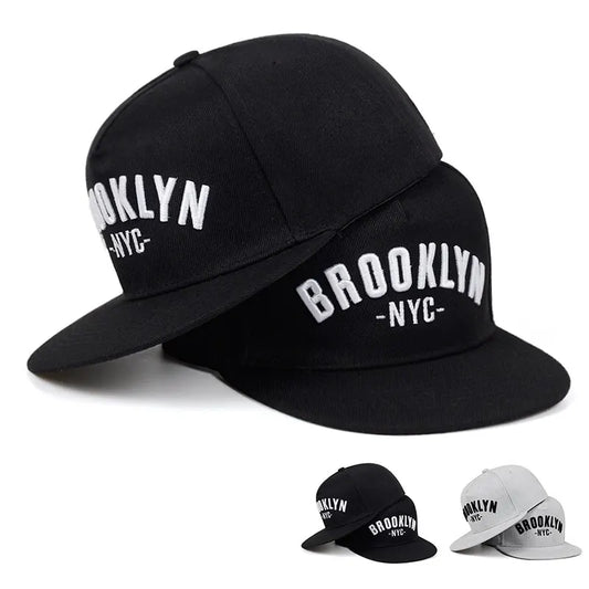 Unisex Brooklyn Letter Embroidery Hip-hop Hats