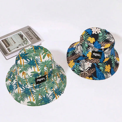 Unisex Double Sided Embroidered Fisherman Hat