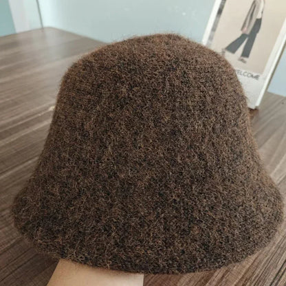 Retro Dome Wool Felt Bucket Hat