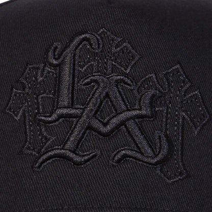 Unisex LA Cross Embroidery Baseball Cap