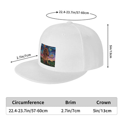 Ruby Cavalier King Charles Spaniel Night Snapback Cap