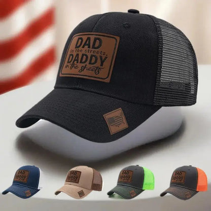 Summer Mesh DAD Letter Patch Baseball Cap