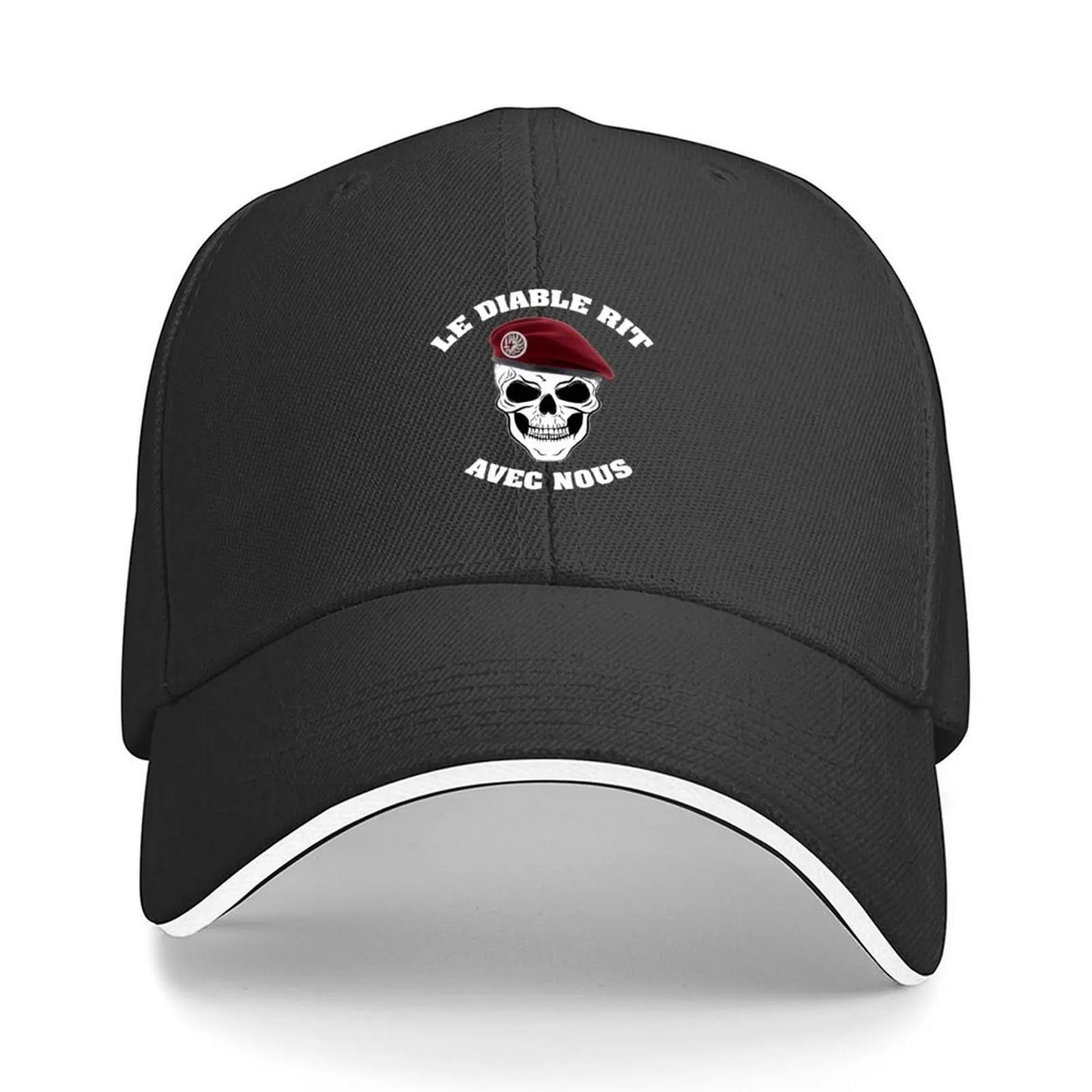 The Devil Laughs With Us Designer Visor Baseball Hat